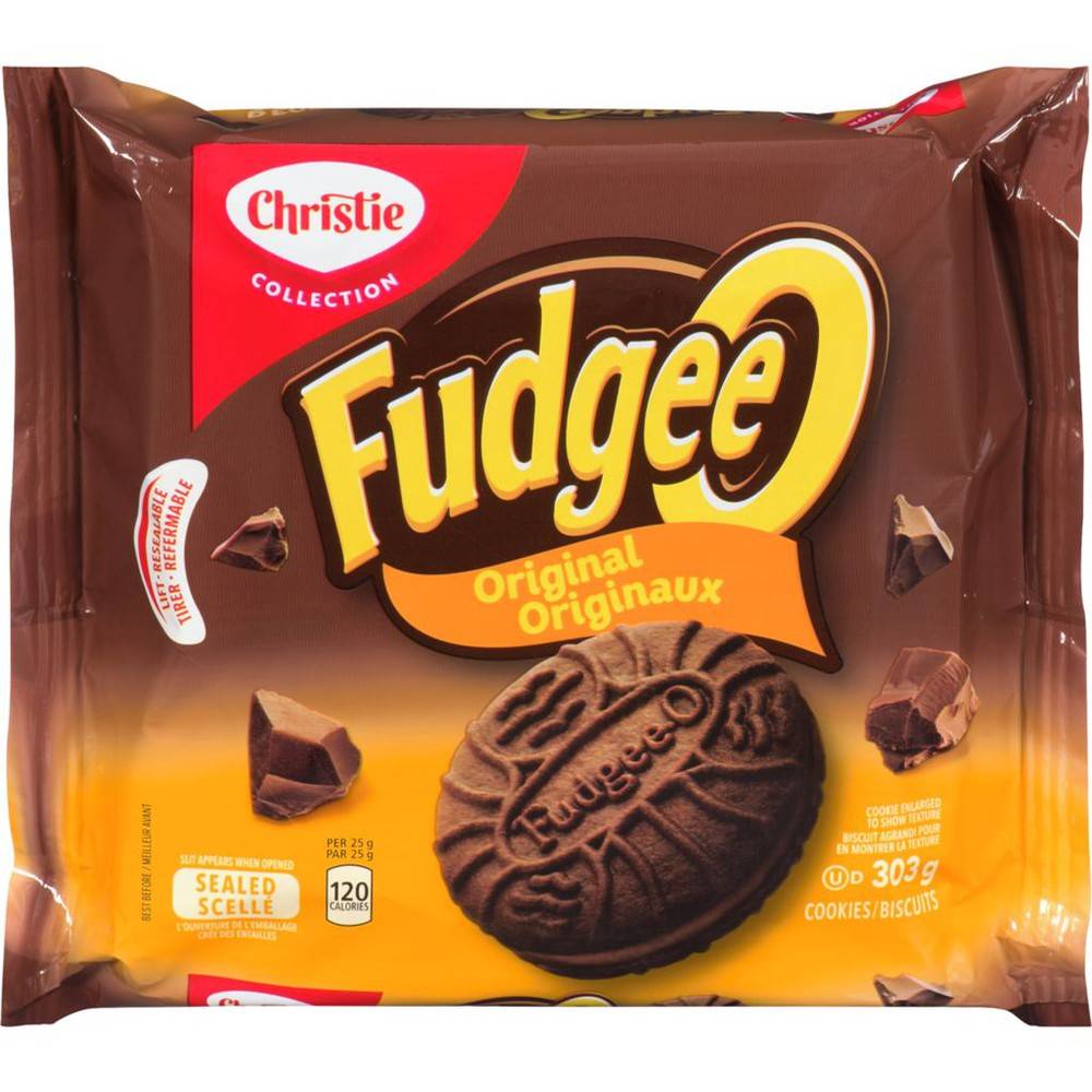 Fudgee-O Chocolatey Creme Filled Sandwich Cookies (303 g)