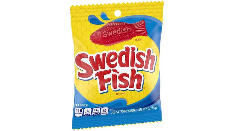 Swedish Fish Red Fat Free Chewy Candy