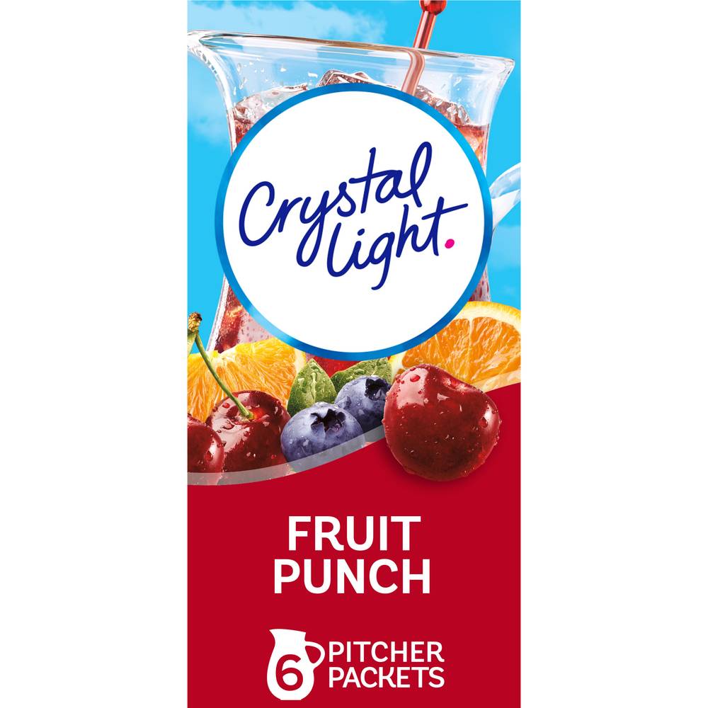 Crystal Light Fruit Punch Drink Mix (6 ct, 0.34 oz)