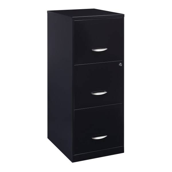 Realspace 18"D Vertical 3-drawer File Cabinet