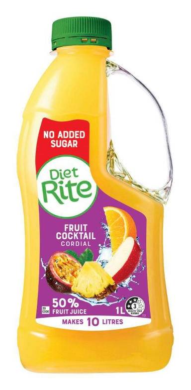 Diet Rite Fruit Cocktail Cordial (1L)