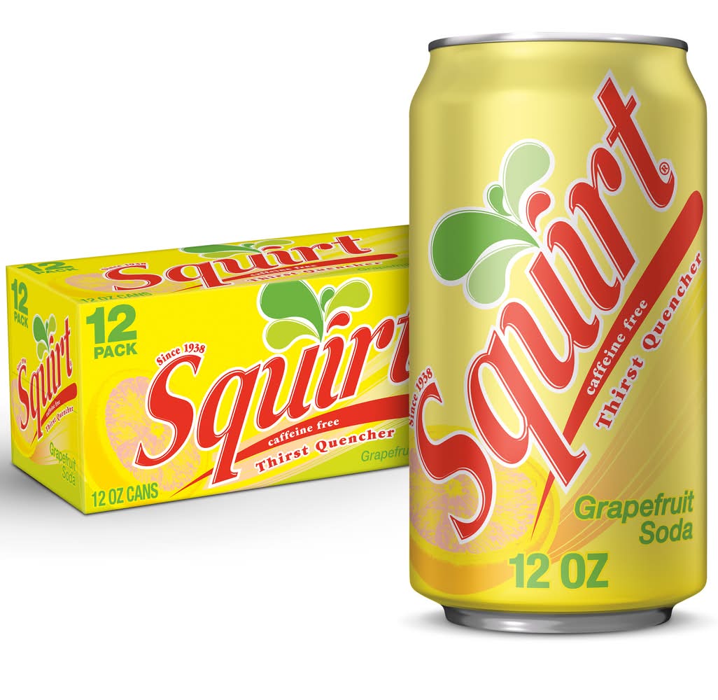 Squirt Caffeine Free Soda, Grapefruit (12 fl oz)