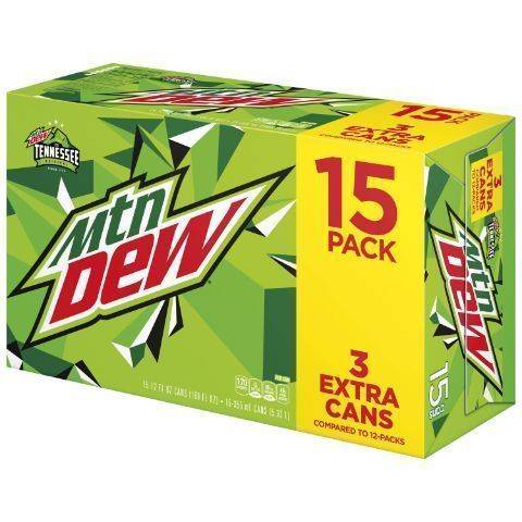 MTN Dew 15pk 12oz Can