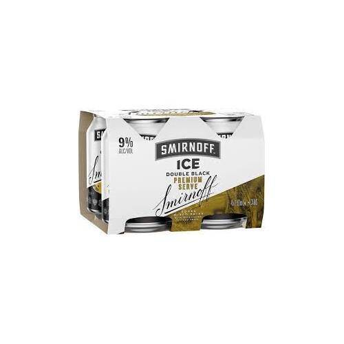 Smirnoff Ice Double Black Premium Serve 250ml (4 Pack)