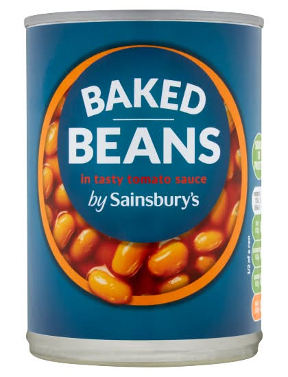 Sainsbury's Baked Beans in Tasty Tomato Sauce (400g)
