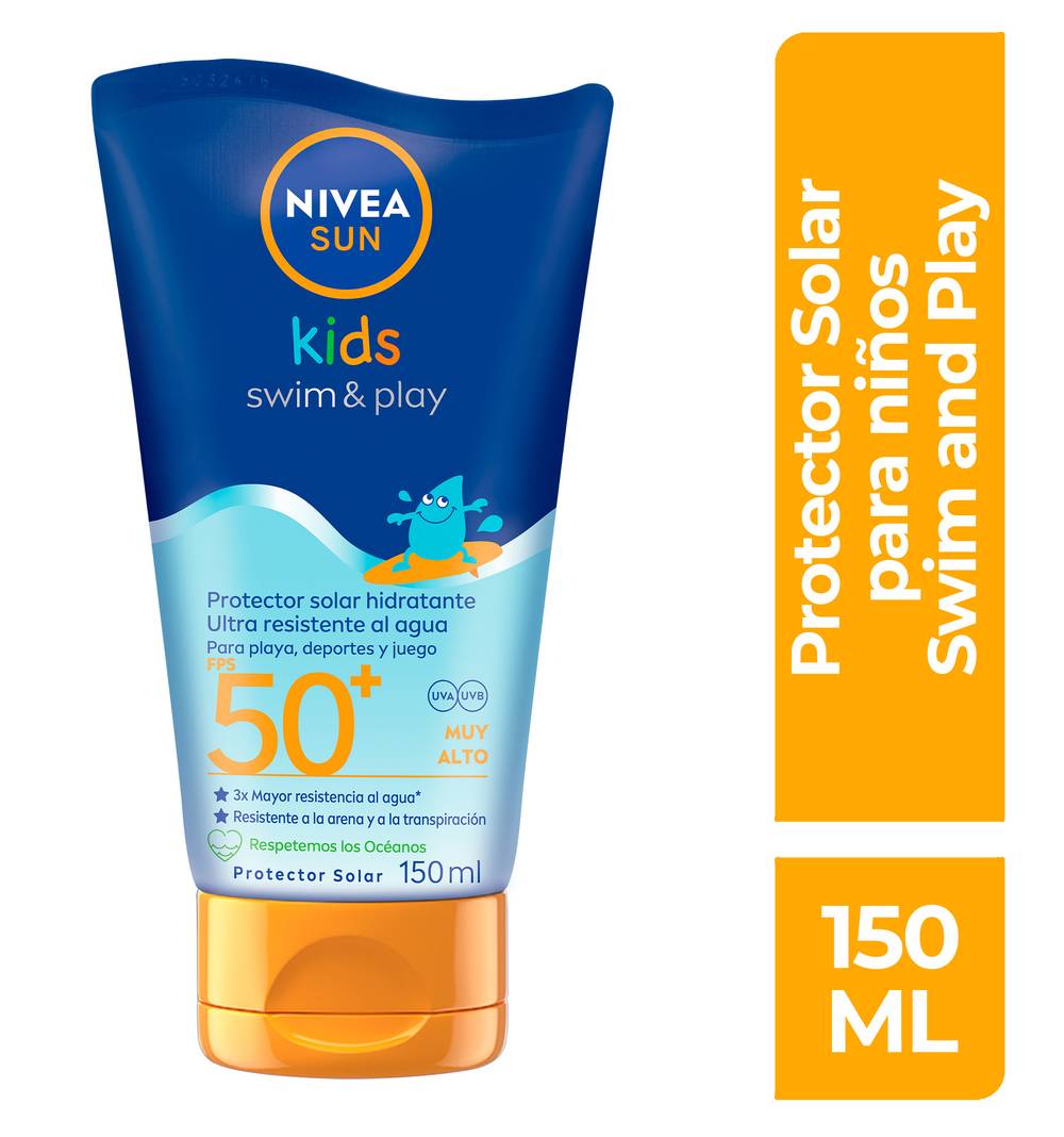 Nivea · Sun protector solar infantil swim and play fps50+ (150 ml)