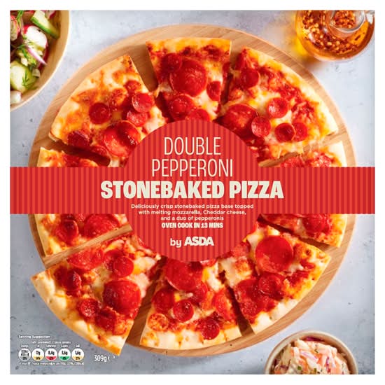 ASDA Double Pepperoni Stonebaked Pizza (309g)