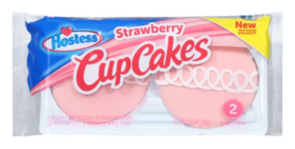 Hostess Strawberry Cupcakes