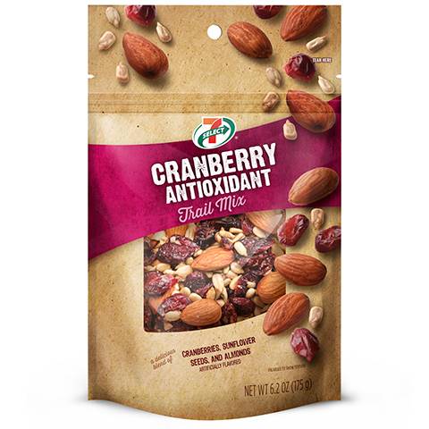 7-Select Antioxidant Trail Mix ( cranberries, sunflower seeds and almonds)
