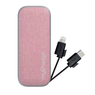 myCharge Powerhub Mini Power Bank, Pink