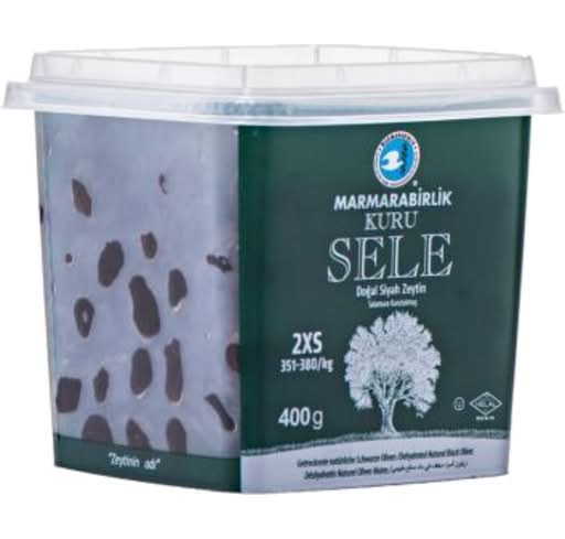Marmarabirlik Dried Natural Black Olives (400g)