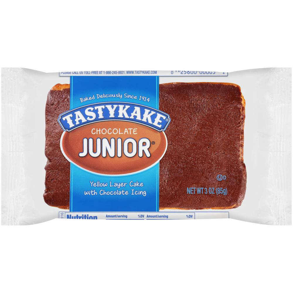 Tastykake Junior Cake, Chocolate (3 oz)