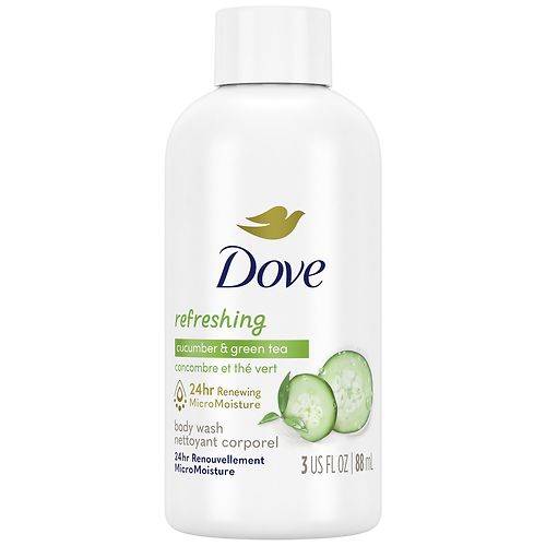 Dove Body Wash Cucumber & Green Tea - 3.0 fl oz