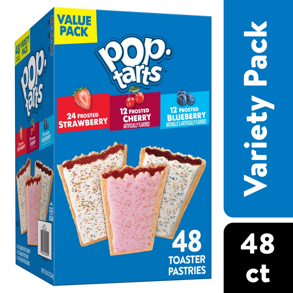 Pop-Tarts Frosted Variety pack Pastries (1.2 oz, 48 ct)