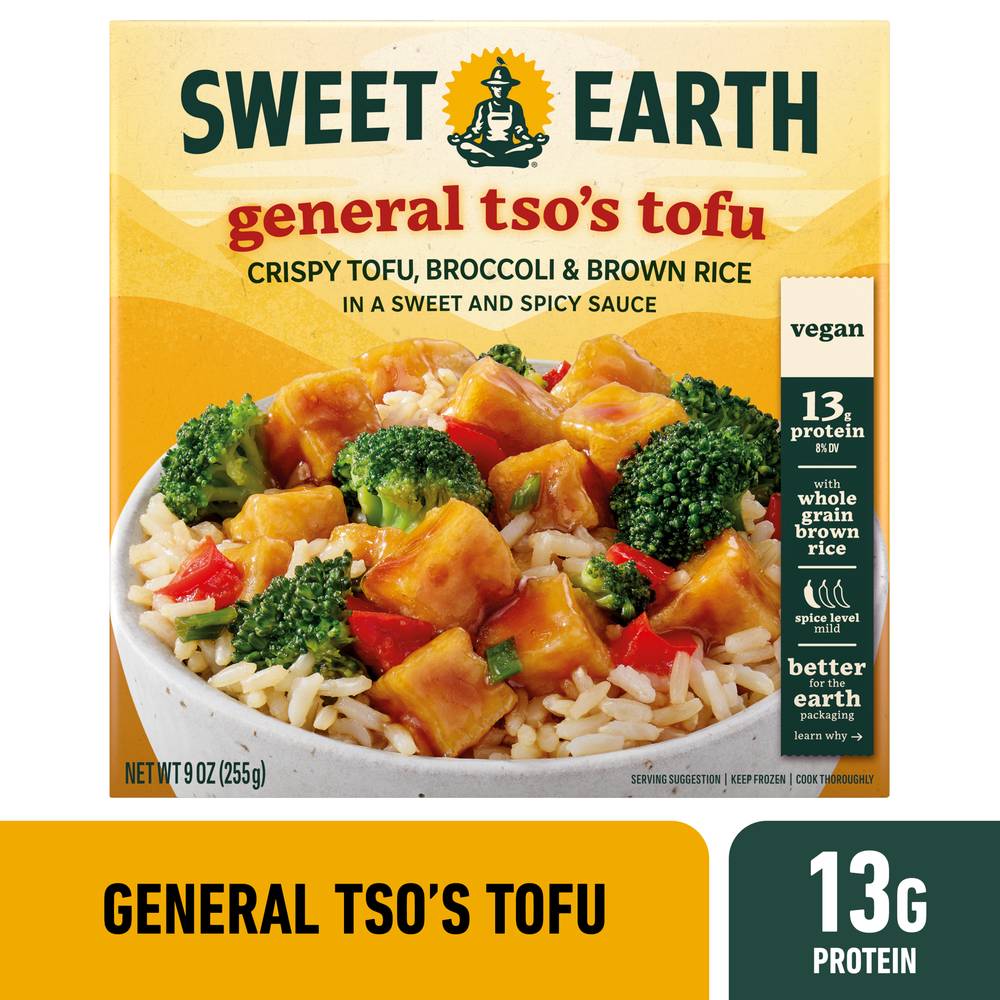 Sweet Earth General Tso's Tofu Vegan Meal