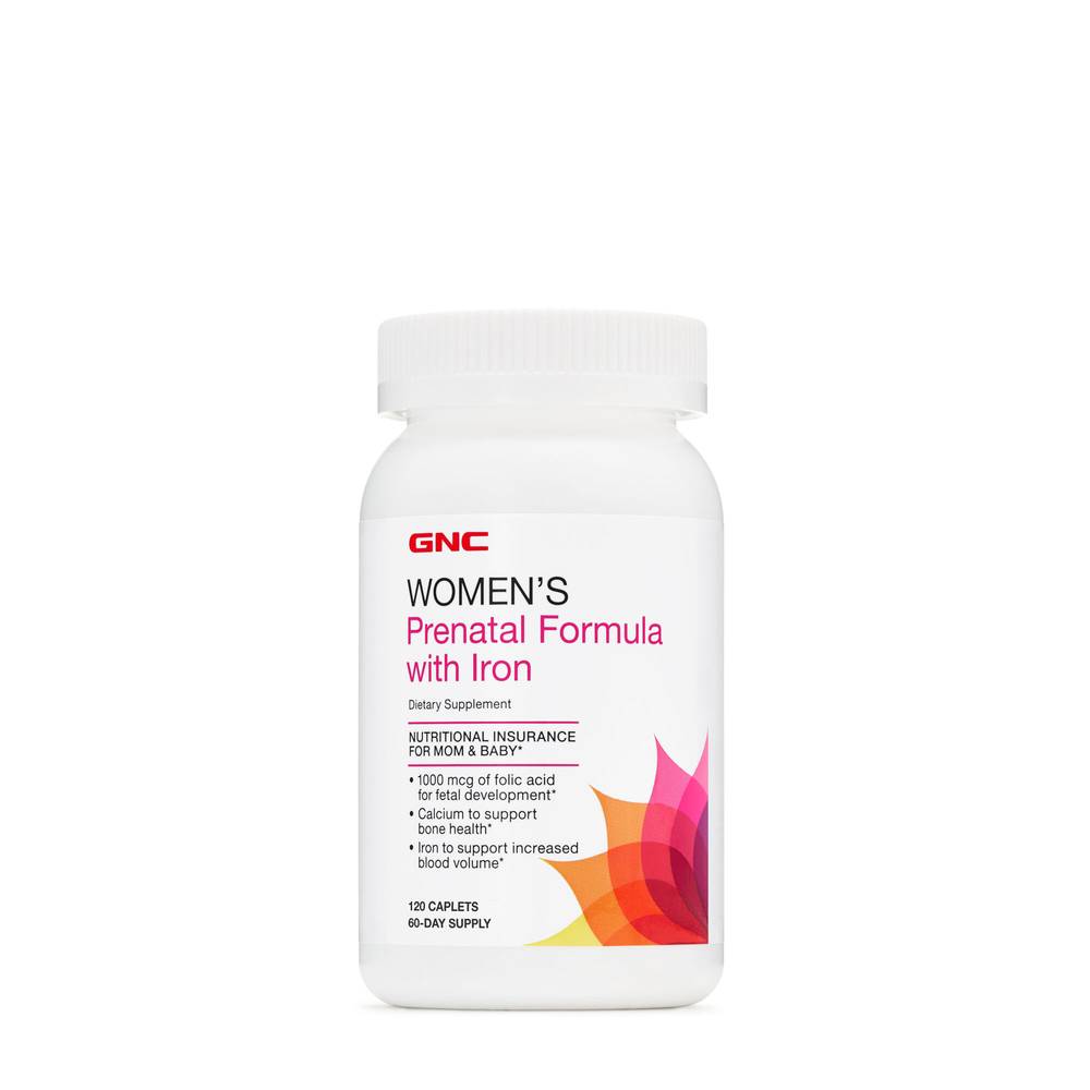 Prenatal Formula with Iron - 120 Caplets (60 Servings)