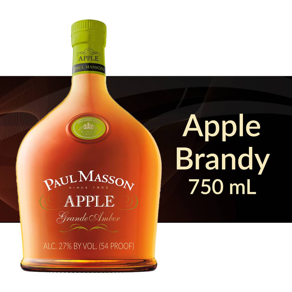 Paul Masson Apple Grande Amber Brandy (750 ml)