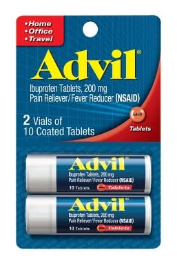 Advil Ibuprofen Pain Reliever & Fever Reducer Tablets 200 mg (2 ct)