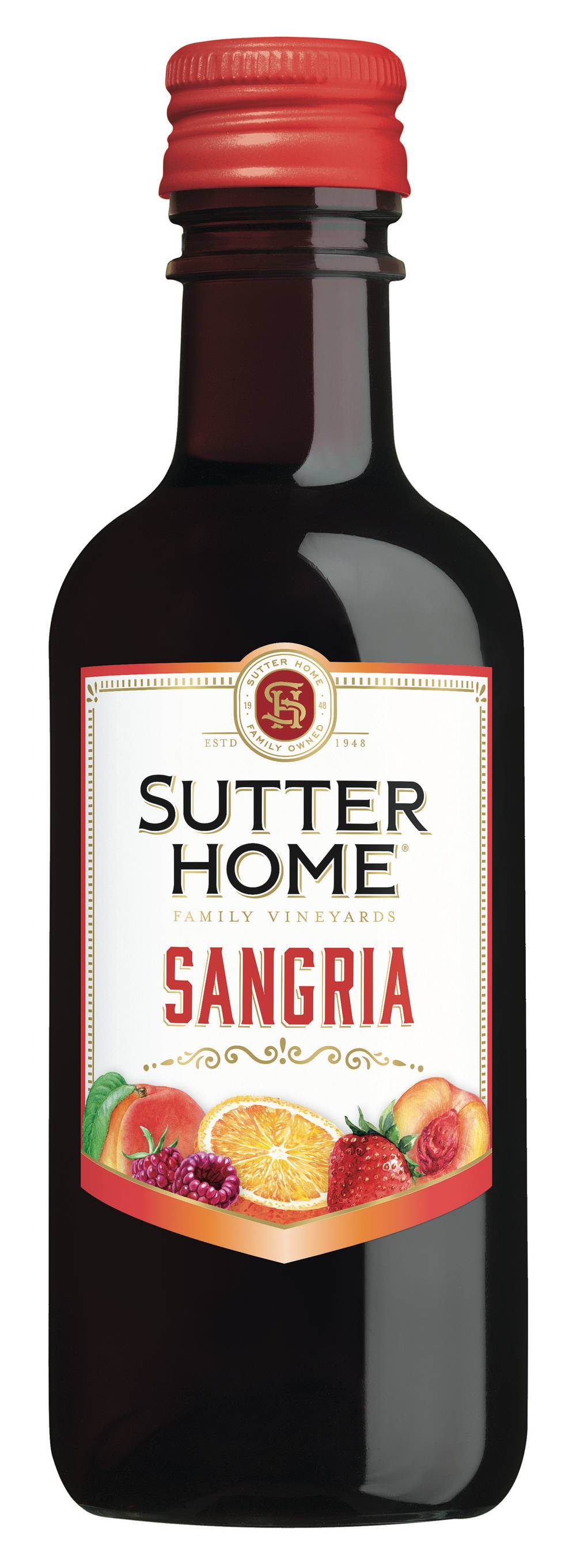 Sutter Home Sangria Red Wine Blend (4 x 187 ml)
