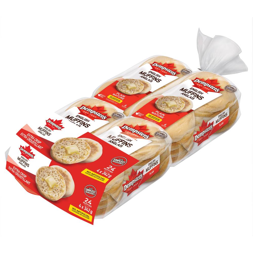 Dempster’S English Muffins, 4 × 342 G