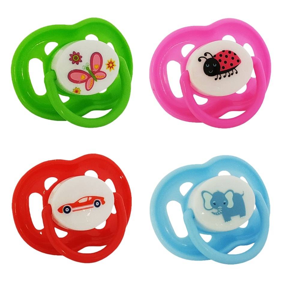 Kidgets Animal Print Pacifers, Assorted (2 ct)