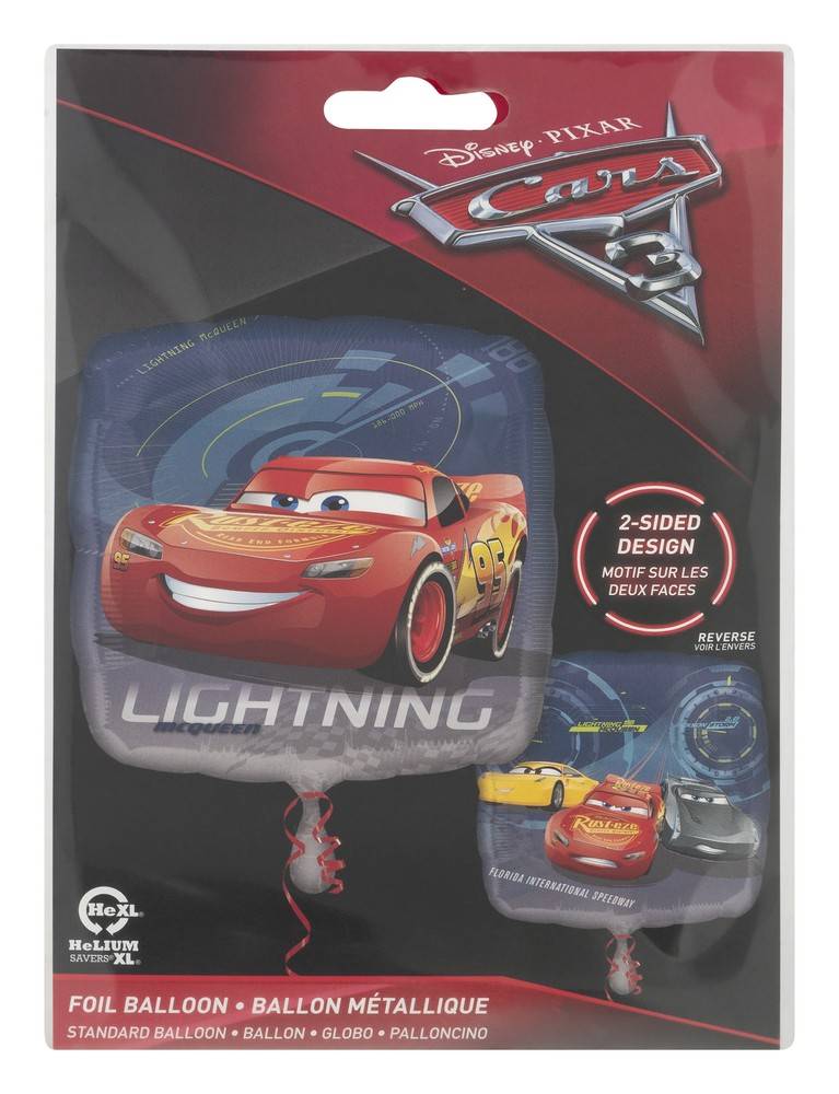 Anagram Cars 3 Standard Foil Balloon (1 balloon)