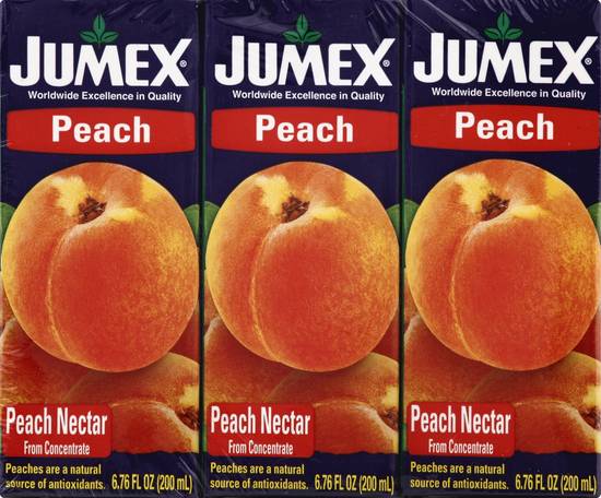 Jumex Peach Nectar (3 ct, 6.76 fl oz)