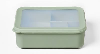 Snack Bento Food Storage Container Green - Figmint™