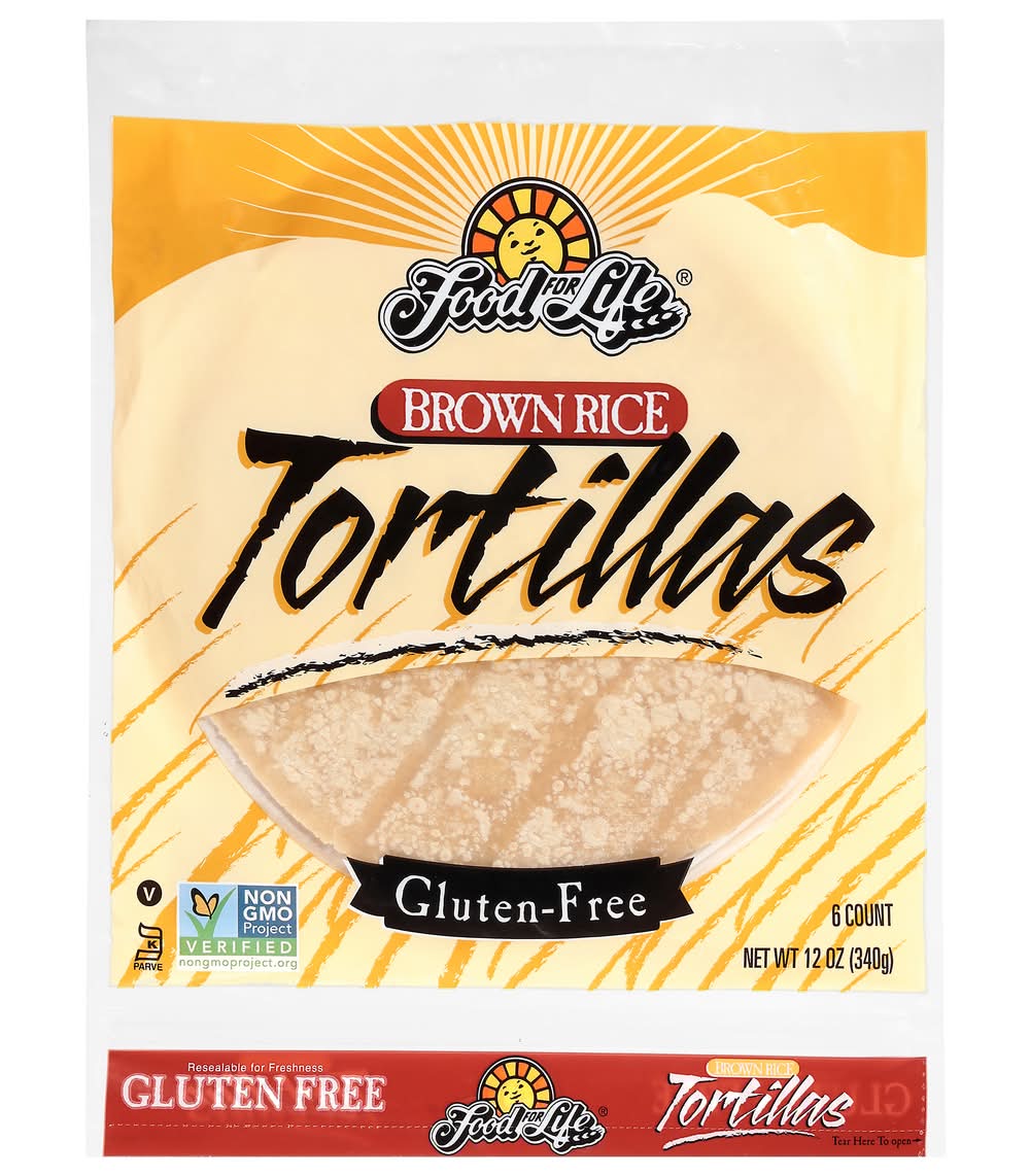 Food For Life Gluten Free Brown Rice Tortillas (12 oz)