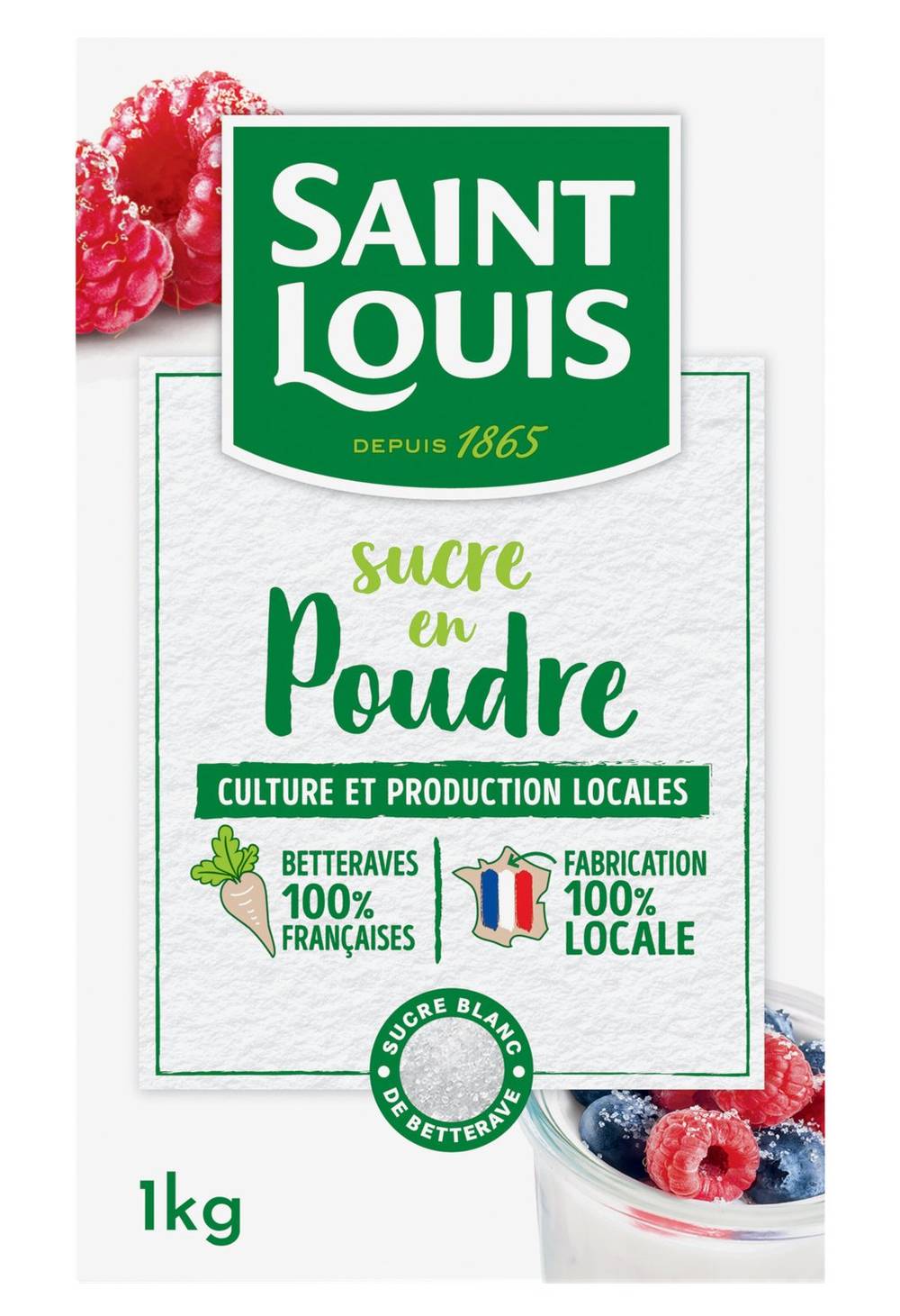 Saint Louis - Sucre en poudre (1kg)