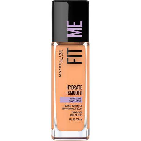 Maybelline Fit Me Dewy Finish Hydrate + Smooth Foundation, Female, Soft Honey (30 ml)