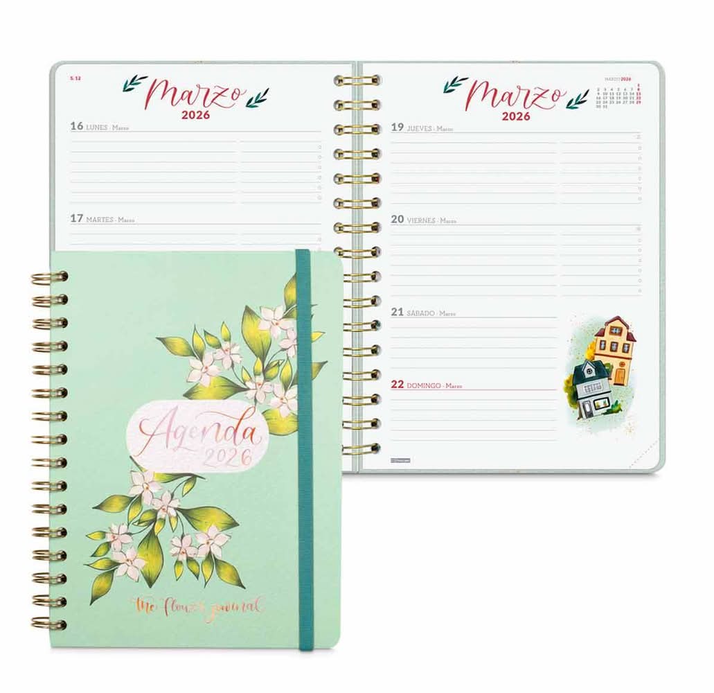 AGENDA FNC SEM 26 FLOWER VERDE
