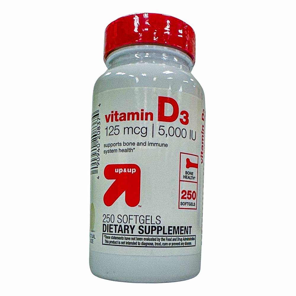 Up&Up Vitamin D3 125 Mcg (5000 iu) Softgels