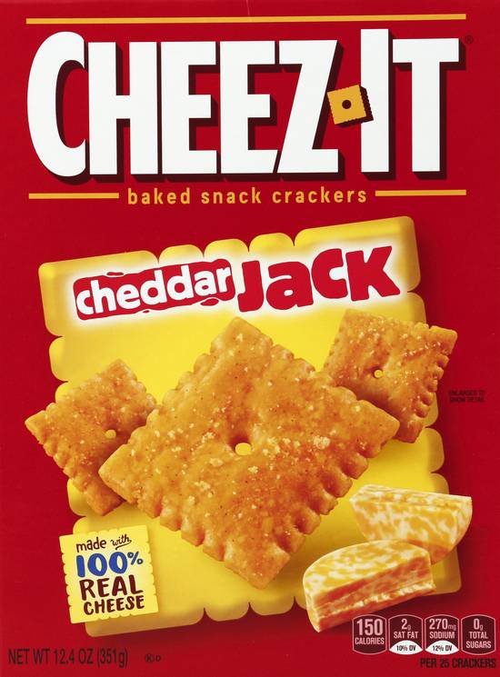 Cheez-It Cheddar Jack Baked Snack Crackers