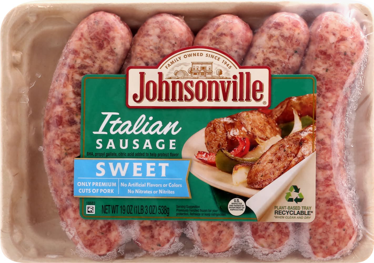 Johnsonville Sweet Italian Sausage (19 oz)