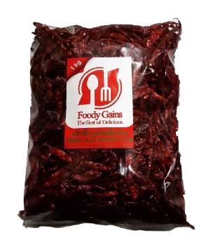 FOODY GAINS Dried Chili Without Stem (1kg)