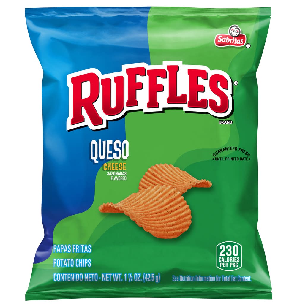 Ruffles Potato Chips, Queso Cheese (1.5 oz)