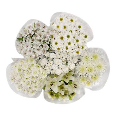 Designer White Bunch - Each