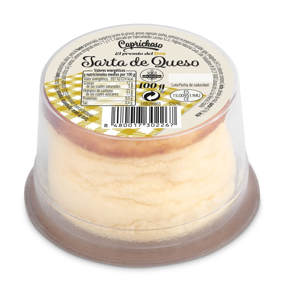 Tarta De Queso Caprichoso Dia Tarrina 100 G