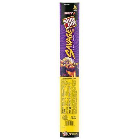 Slim Jim Savage Spicy Meat Stick 3oz