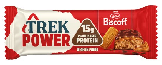 TREK Chocolate, Power With Lotus Biscoff Protein Bar (55g)