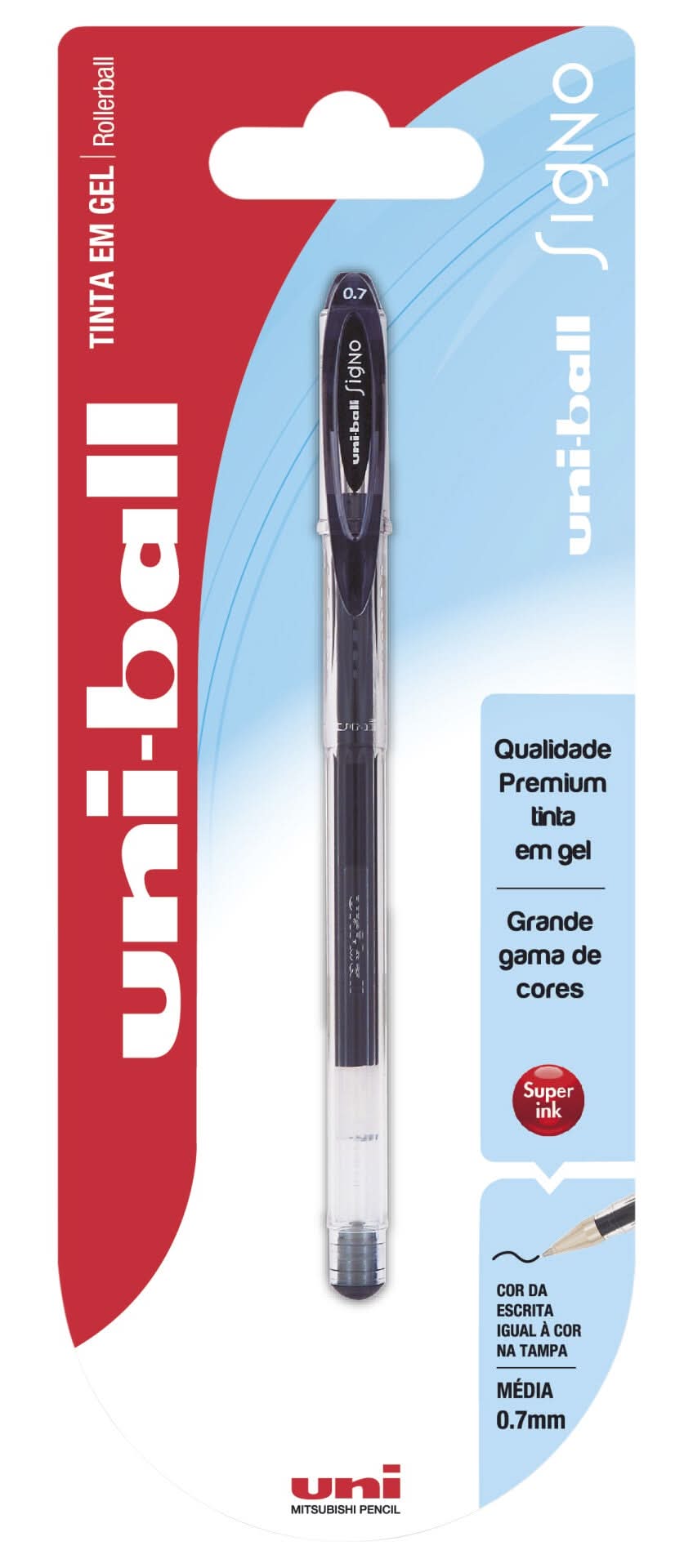Esferográfica Roller Gel Uni Signo Um120 Pt
