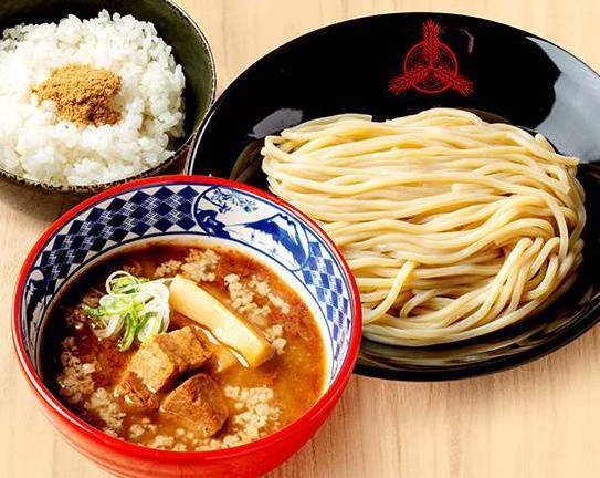 背��脂濃厚つけ麺 追い飯セット Rich Back Fat Tsukemen with Finishing Rice Set