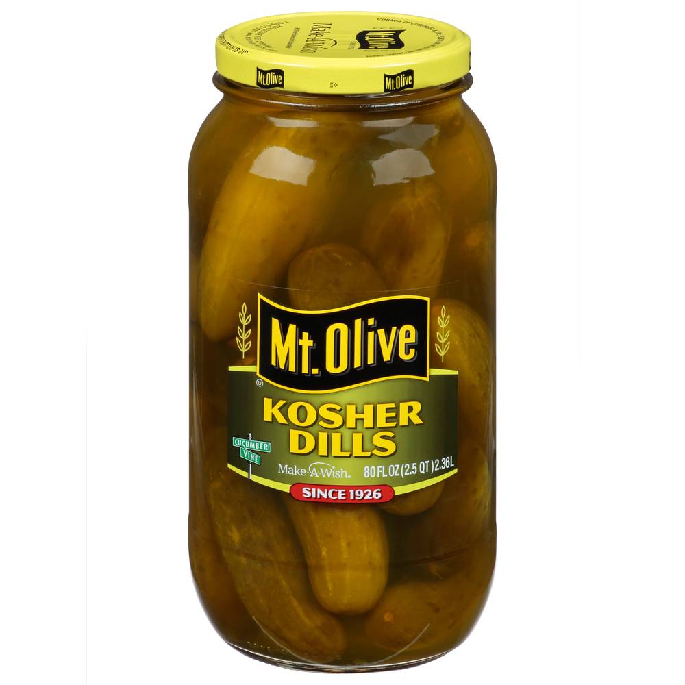 Mt. Olive Kosher Dills Pickles (80 fl oz)