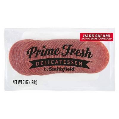 Smithfield Prime Fresh Delicatessen Sliced Deli Thin Hard Salami (7 oz)