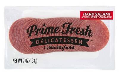 Smithfield Prime Fresh Delicatessen Sliced Deli Thin Hard Salami (7 oz)