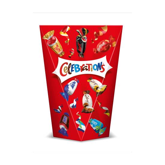 Celebrations Milk Chocolate Selection Box Of Mini Chocolate & Biscuit Bars (185g)