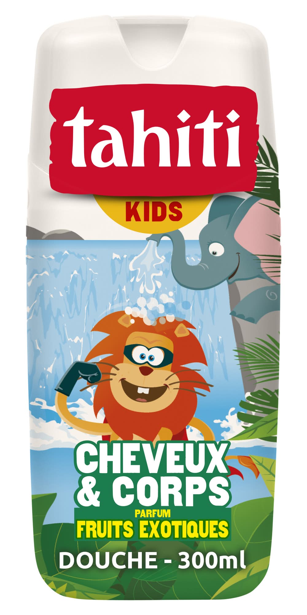Tahiti - Gel douche enfant fruits exotiques cheveux et corps (300ml)