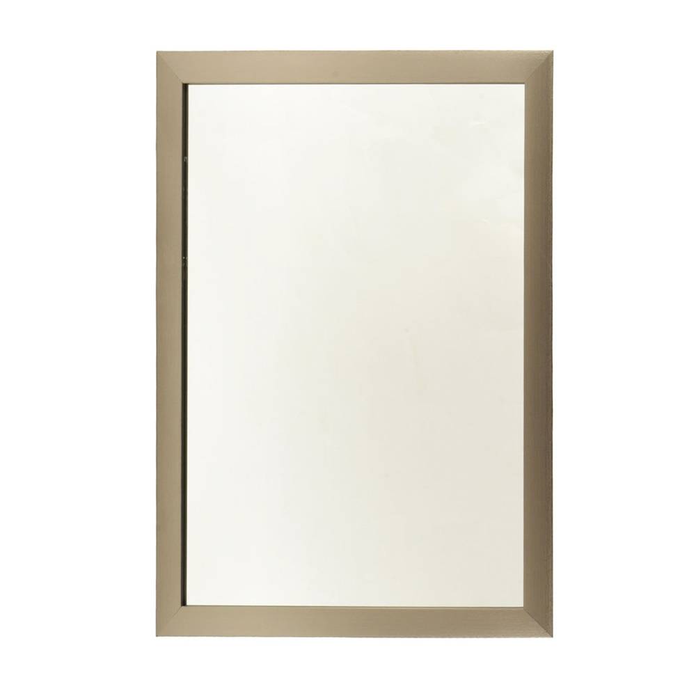 Espejo decorativo rectangular con marco en poliestireno plata 52 x 40 cm