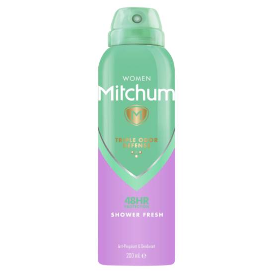 Mitchum Women Triple Odor Defense 48hr Protection Shower Fresh Antiperspirant & Deodorant 200ml
